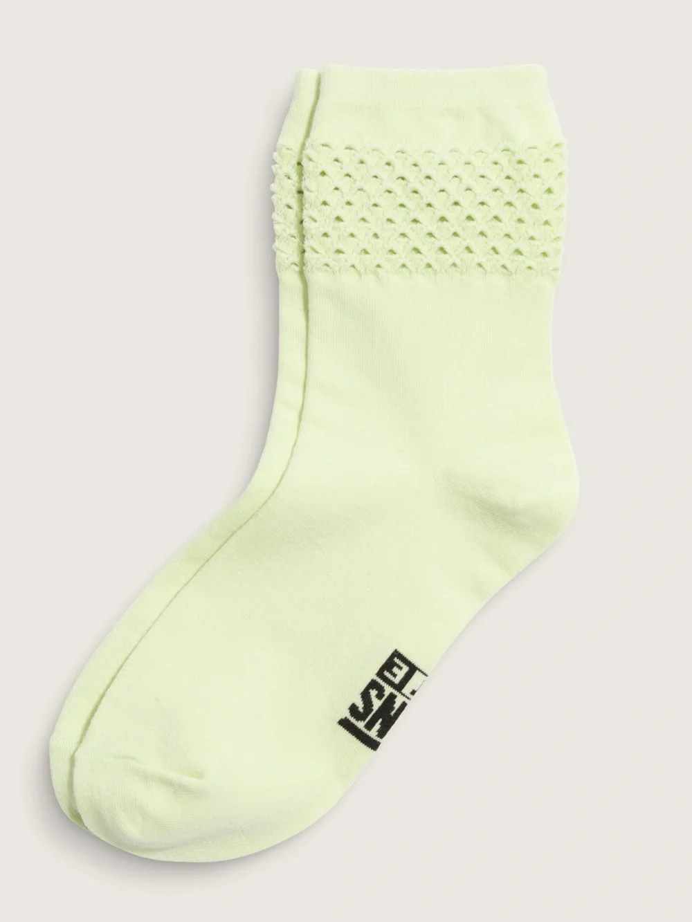 VAN MTE Zones Half Crew Shadow Lime Sock